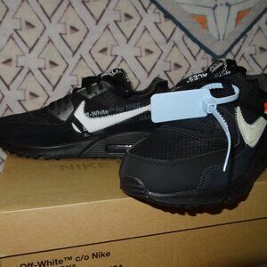 *NIB* Nike The 10 Air Max 90 Off-White Virgil Abloh Black White Mens 6 NWT 🔥